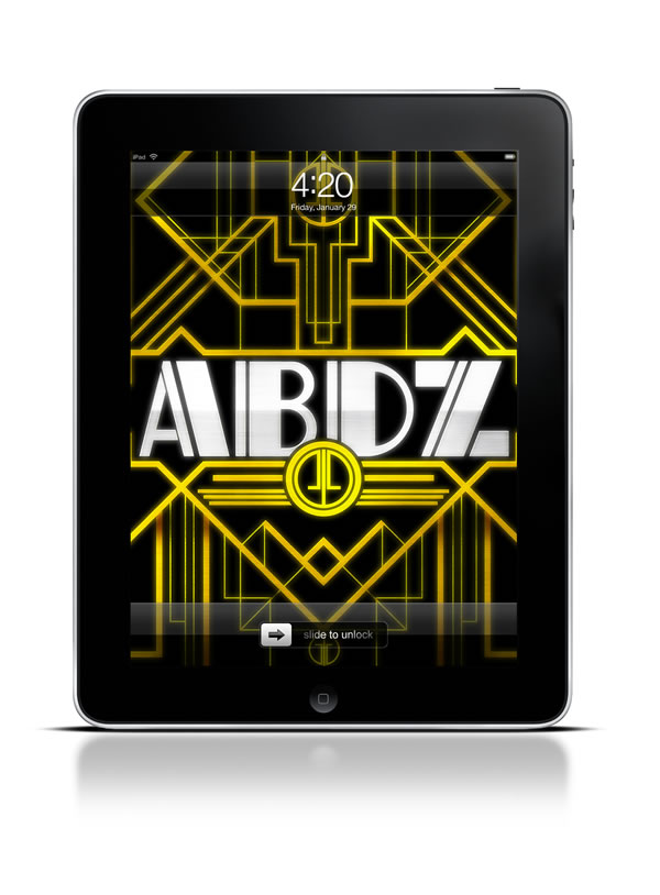 Abduzeedo's Ipad Wallpaper Of The Week - Art Deco Great Gatsby , HD Wallpaper & Backgrounds