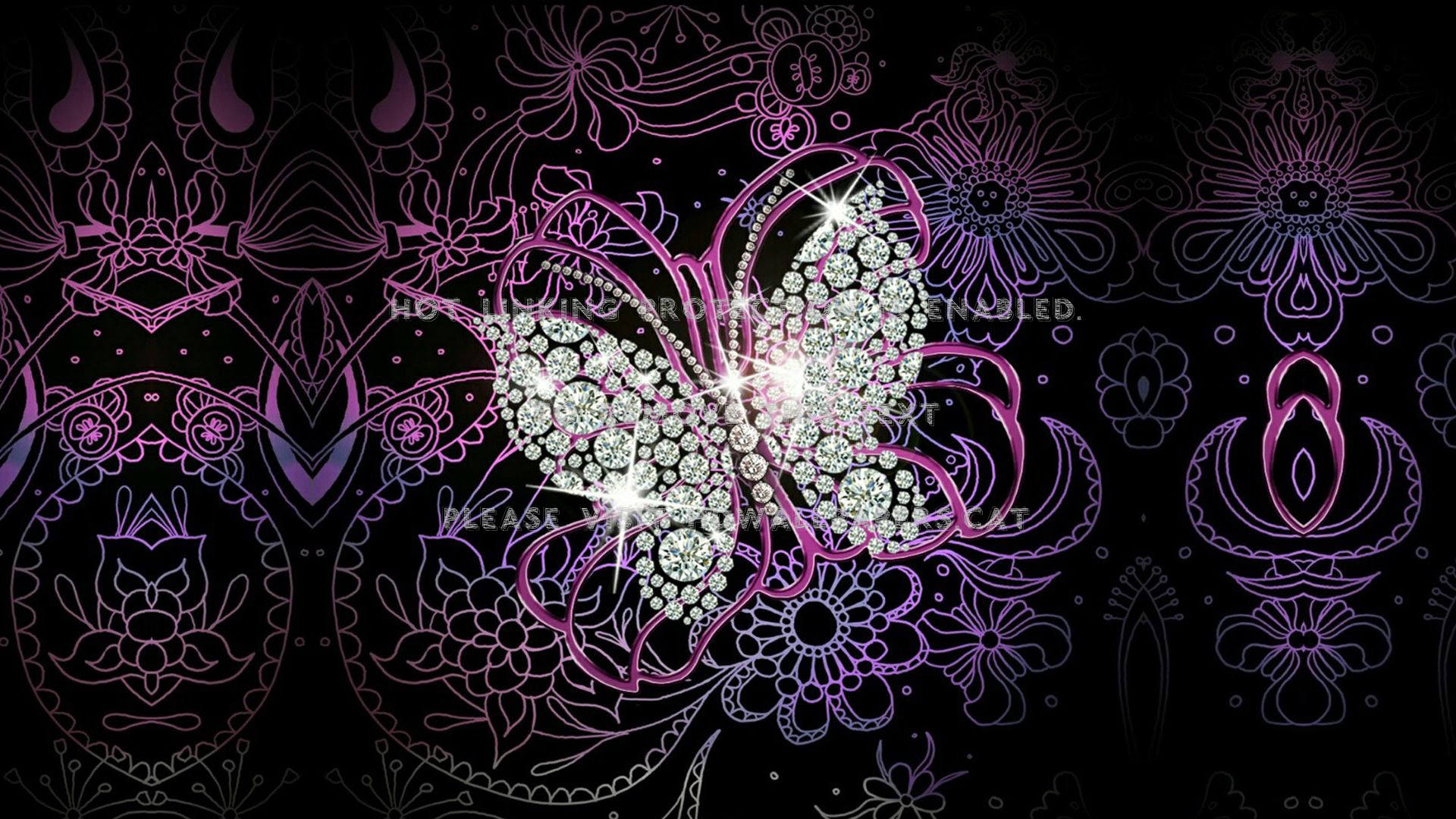 Diamond Butterfly Wallpaper , HD Wallpaper & Backgrounds