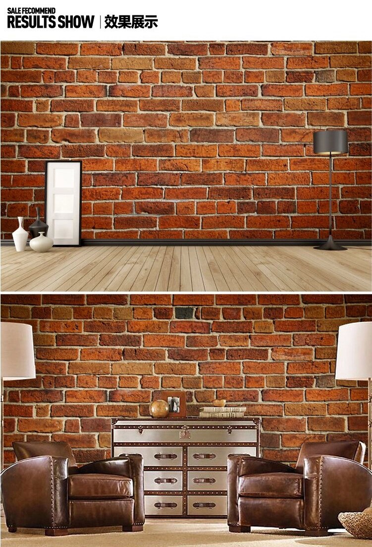 3d Brick Wallpaper Non Woven Mural Ikea Fresco Wallpapers - Brick Wallpaper For Room Ikea , HD Wallpaper & Backgrounds