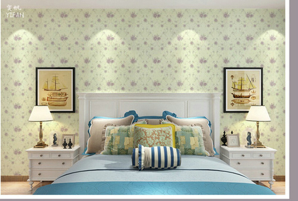 Ikea Wallpaper For Bedrooms Ikea Bedroom Wallpaper - Bed Background Wall Colors , HD Wallpaper & Backgrounds