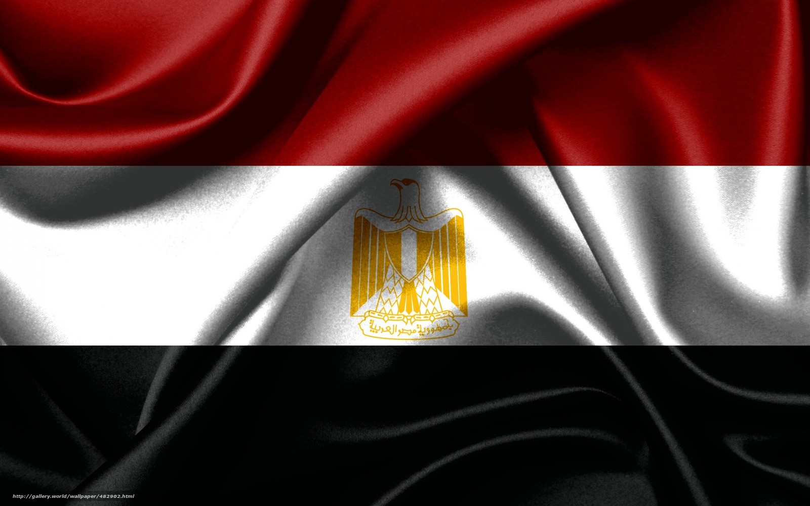 Download Wallpaper Flag, Egypt, Coat Of Arms Free Desktop - Egypt Flag Wallpaper 3d , HD Wallpaper & Backgrounds