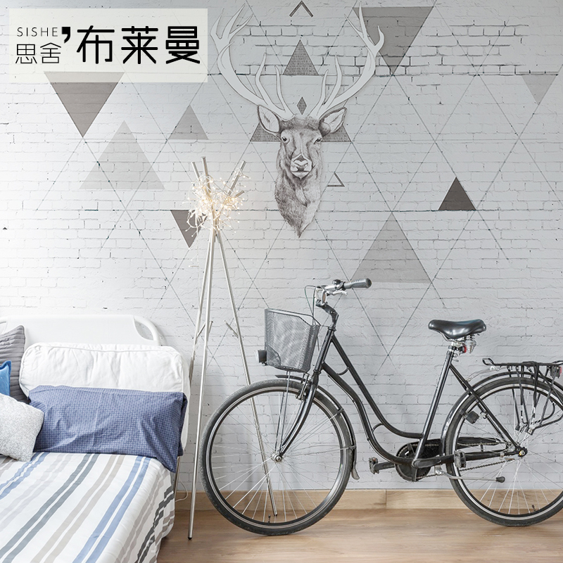 Buy Best Round Of The Nordic Ikea Tv Backdrop Mural - Retro Teen Bedroom , HD Wallpaper & Backgrounds