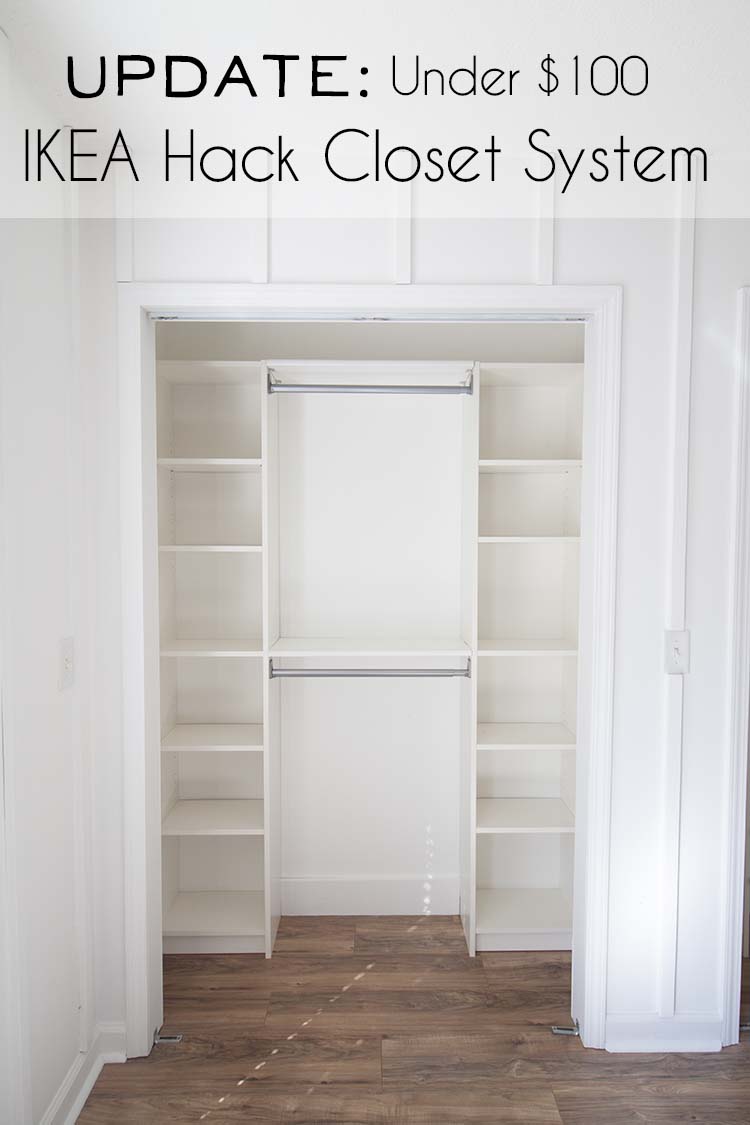 Ikea Hack Closet System Update - Diy Closet System , HD Wallpaper & Backgrounds