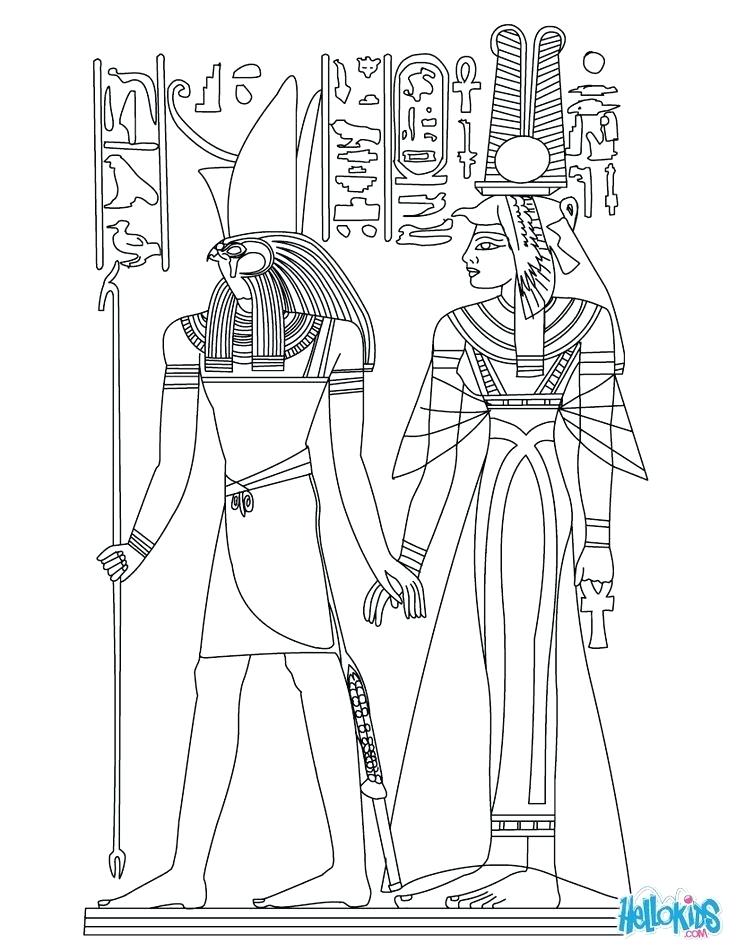 Egypt - Ancient Egypt Coloring Page , HD Wallpaper & Backgrounds