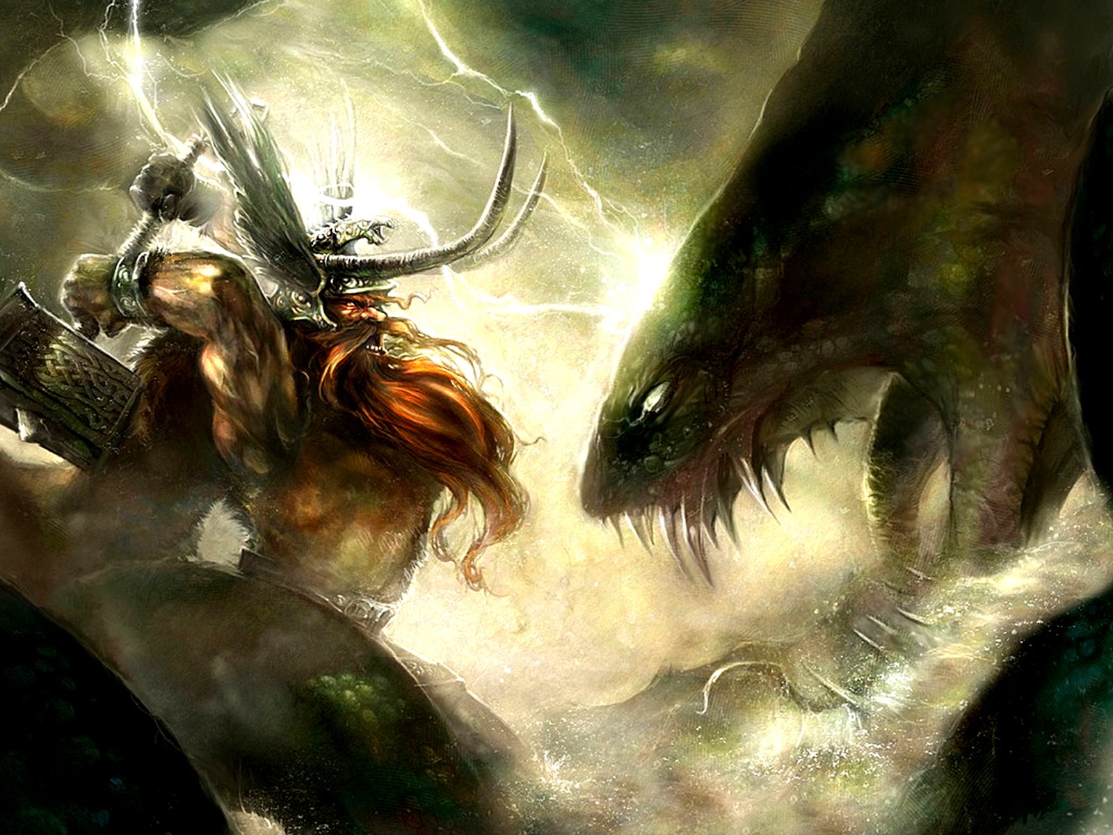 Thor Jormungand , HD Wallpaper & Backgrounds