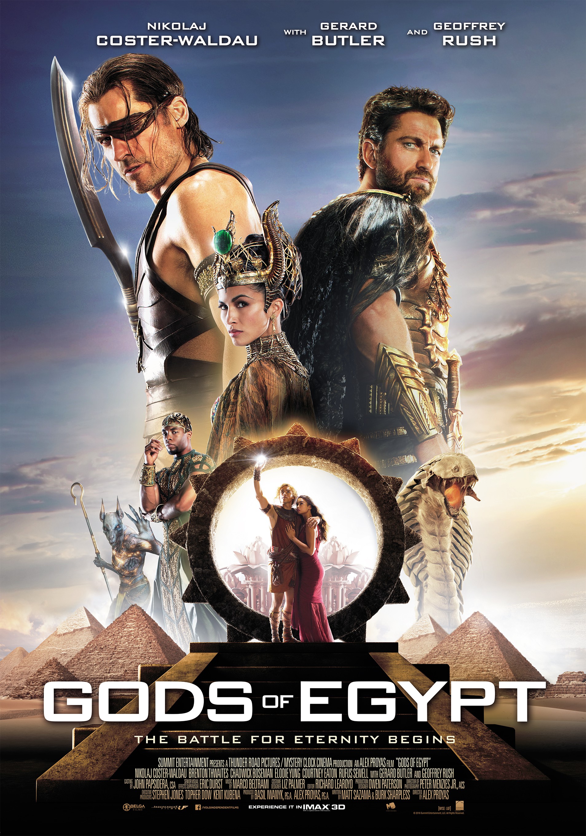 Gods Of Egypt 2016 Wallpaper - Gods Of Egypt 2016 Poster , HD Wallpaper & Backgrounds