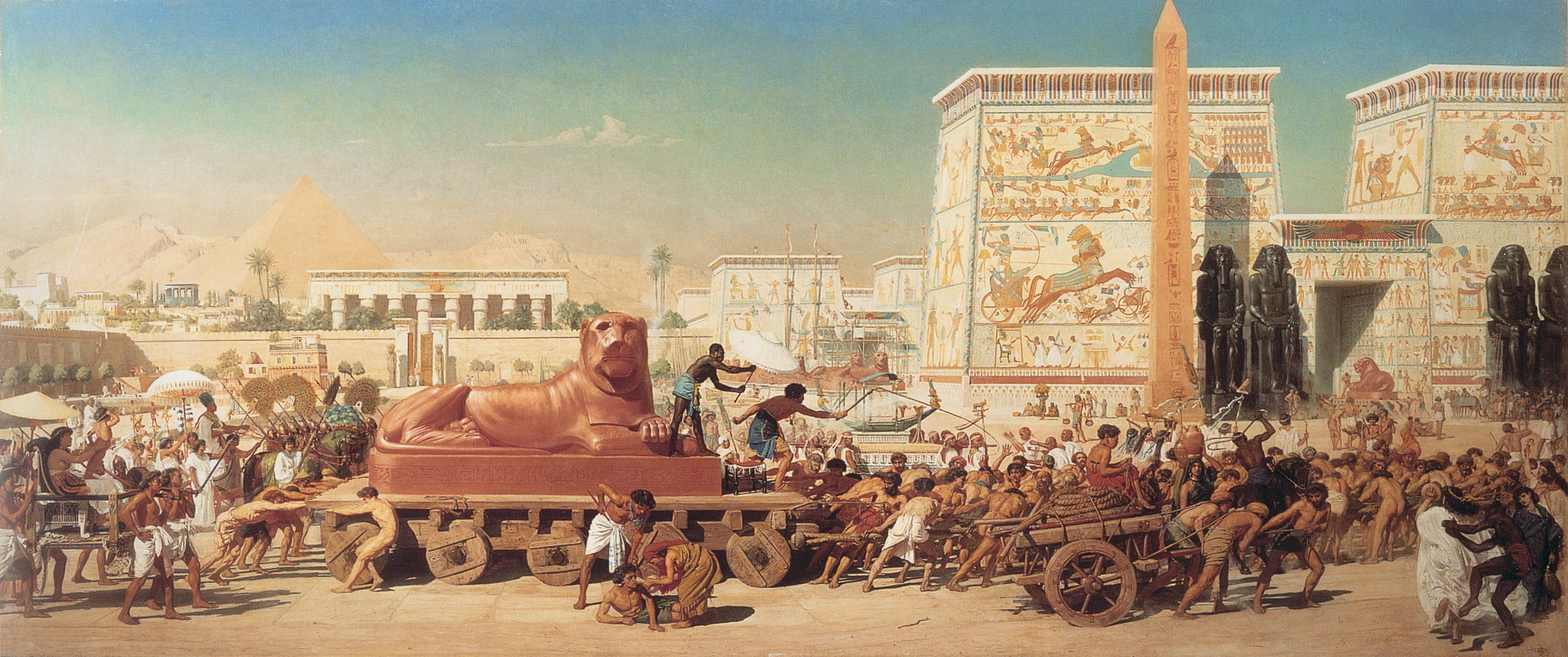 Edward Poynter Israel In Egypt , HD Wallpaper & Backgrounds