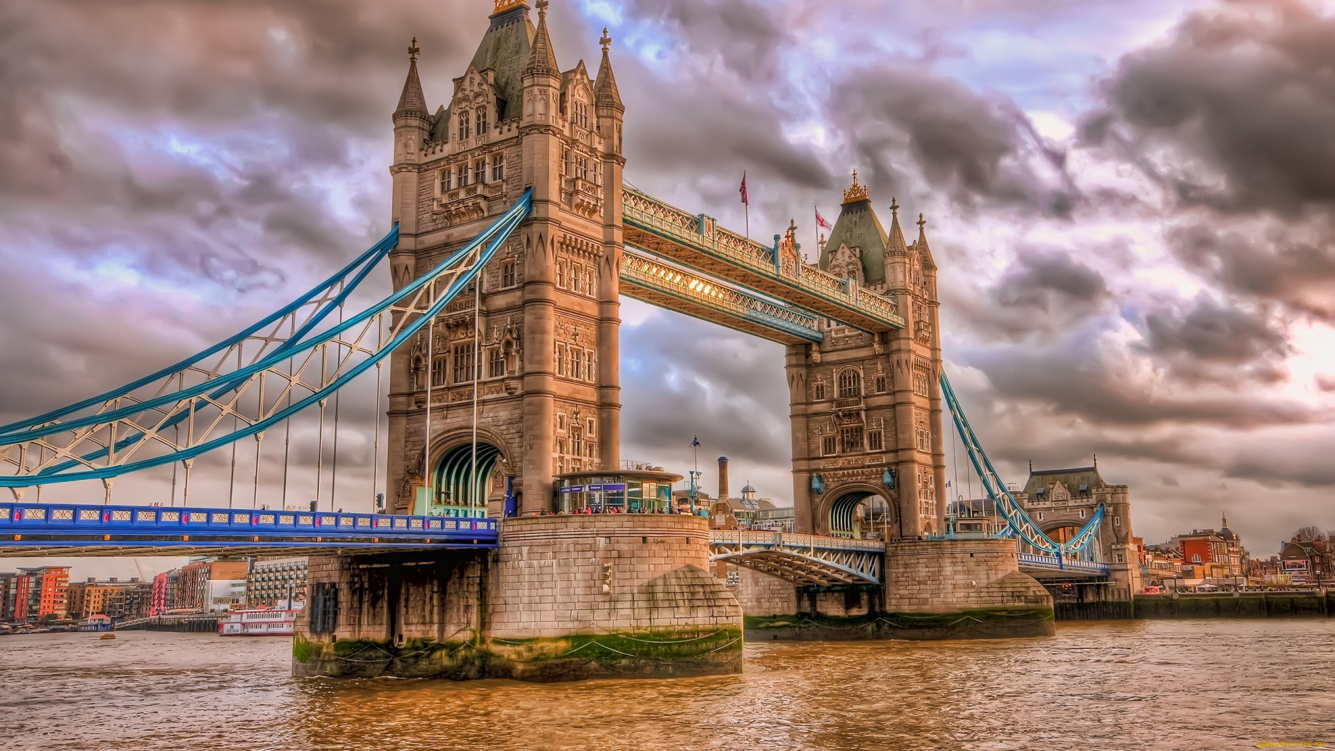 London Bridge, Sky, Reflection, Cityscape, Tower Wallpaper - Tower Bridge , HD Wallpaper & Backgrounds