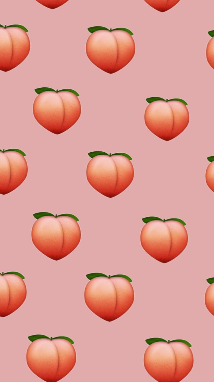 Aesthetic Peach Emoji , HD Wallpaper & Backgrounds