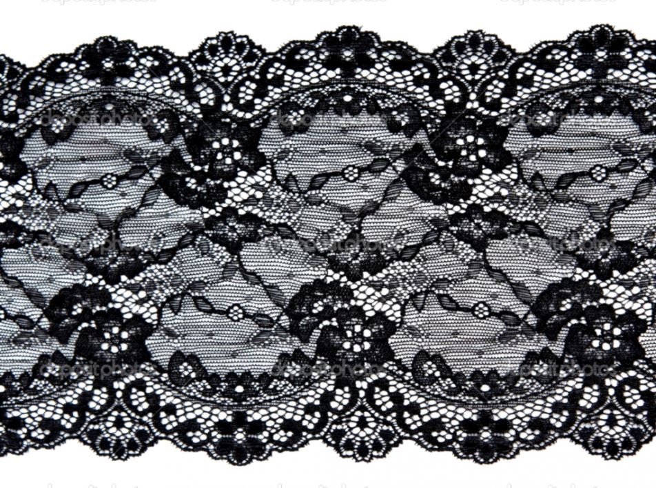 View Original Size - Black Lace Pattern Transparent , HD Wallpaper & Backgrounds