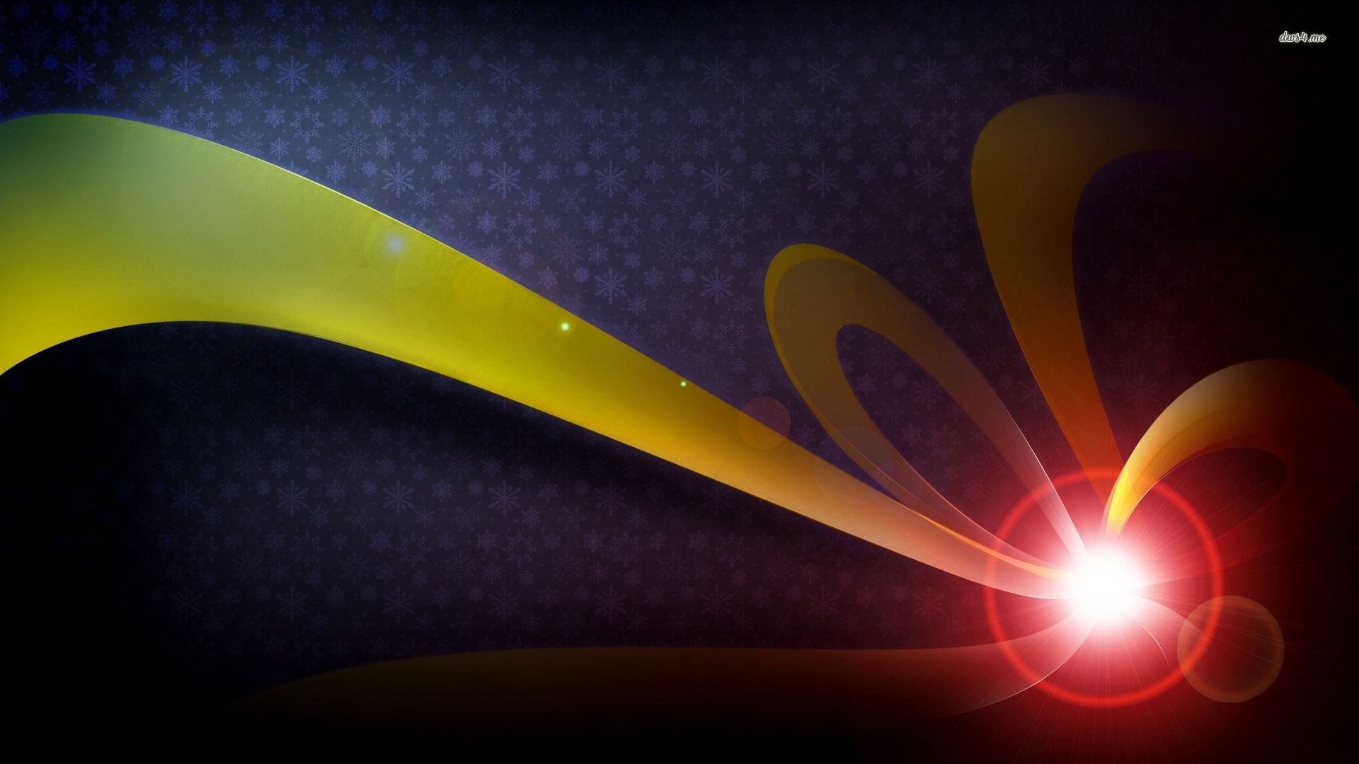 Golden Ribbon By The Bright Red Sun Wallpaper - Graphic Design , HD Wallpaper & Backgrounds