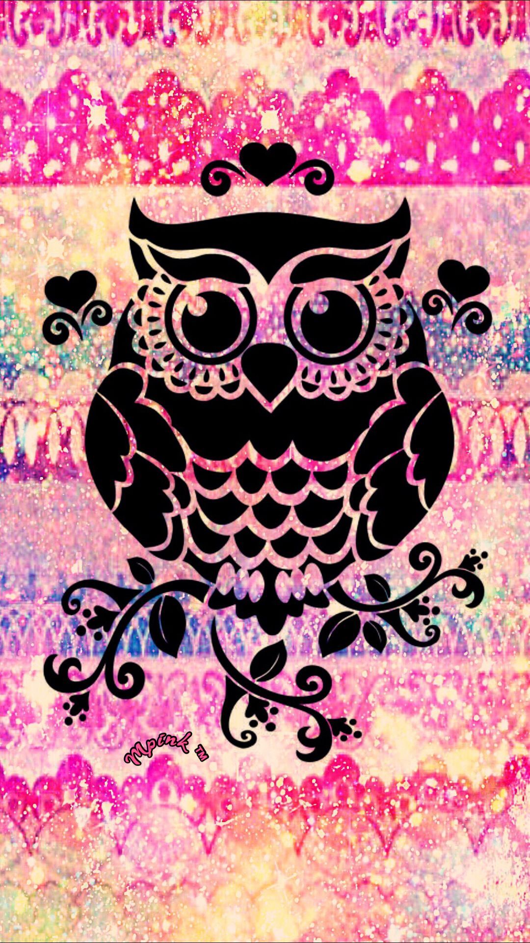 Gallery For Cute Pink Owl Wallpapers Desktop Background - Mandala Owl Svg Free , HD Wallpaper & Backgrounds