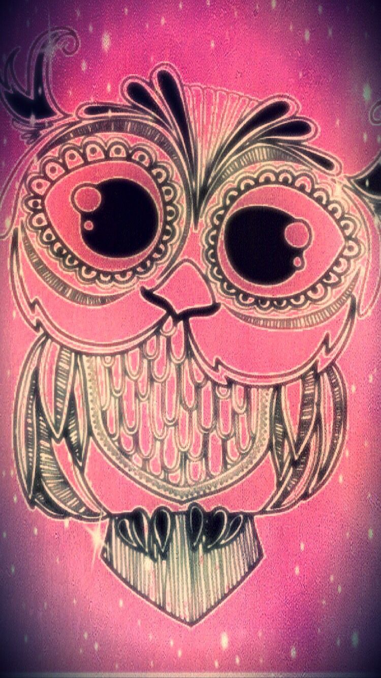 Pink Owl Owl Wallpaper, Cellphone Wallpaper, Paper - Fondos De Pantalla De Owl , HD Wallpaper & Backgrounds