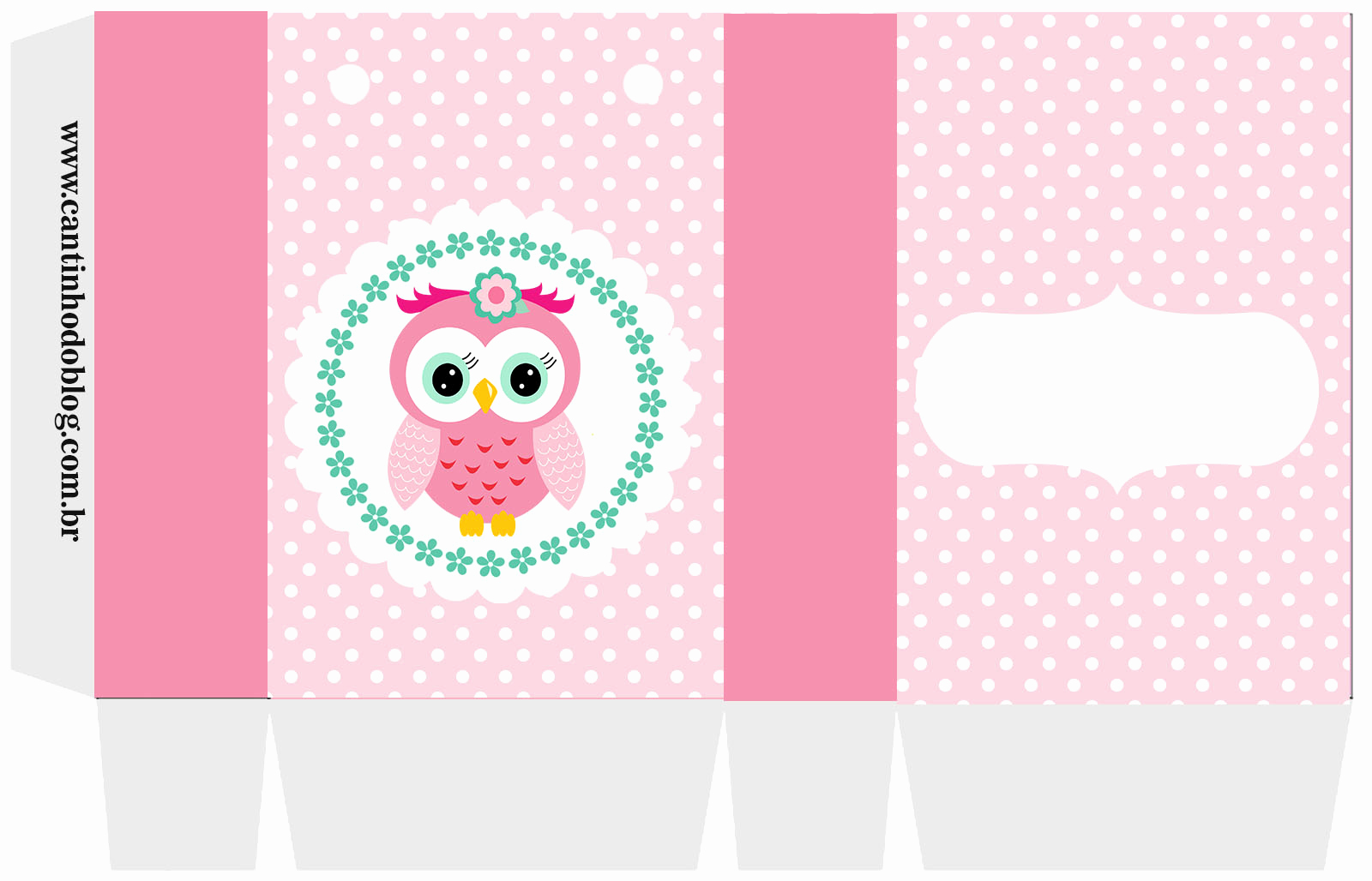 Printable Boxes Beautiful Pink Owl Sweet 16 Free Printable - Caja De Buho Para Imprimir , HD Wallpaper & Backgrounds