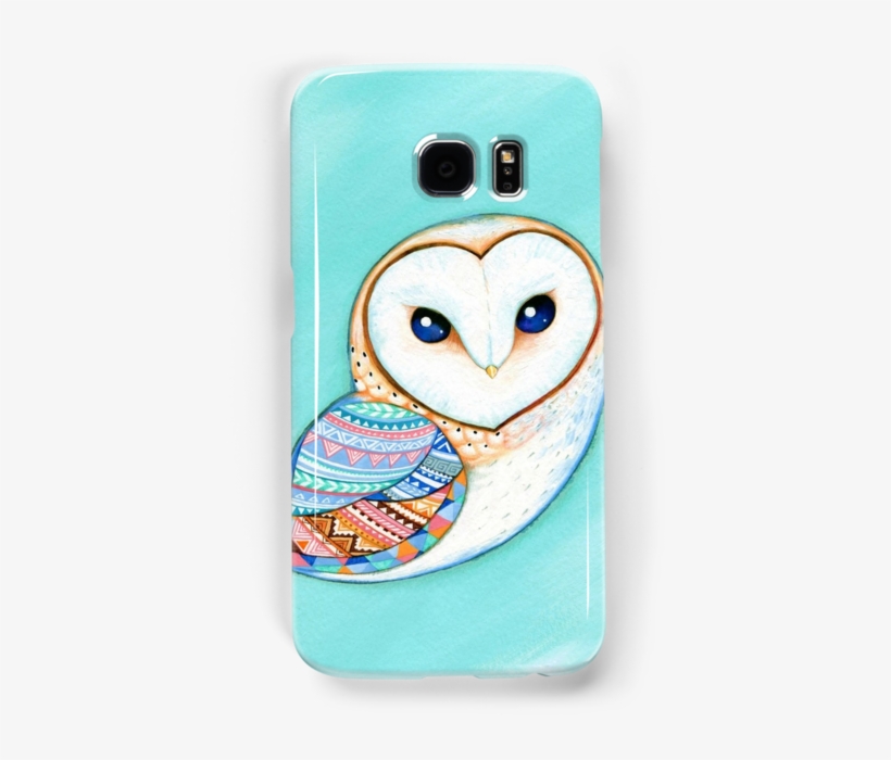 Tribal Pattern Barn Owl By Annya Kai - Милые Рисунки Совушек , HD Wallpaper & Backgrounds