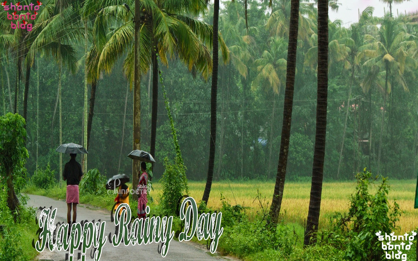 Sawan Wallpaper - Happy Rainy Day Beautiful , HD Wallpaper & Backgrounds