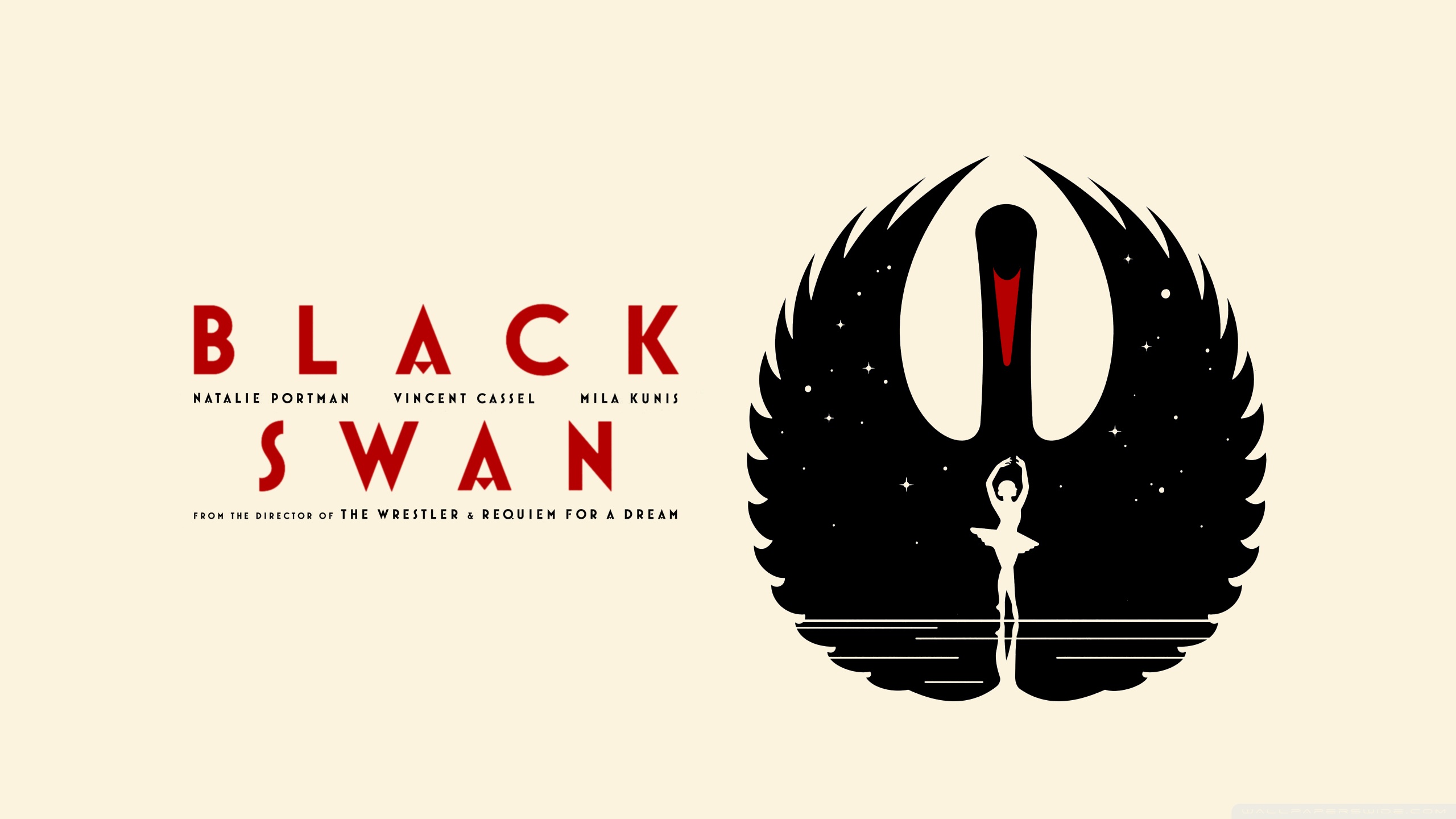 Black Swan Movie Poster Gestalt , HD Wallpaper & Backgrounds