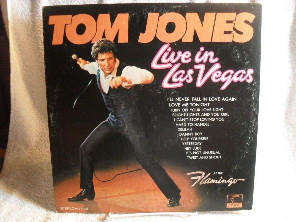 Tom Jones Live In Las Vegas 1969 Vintage Vinyl Record - Flyer , HD Wallpaper & Backgrounds