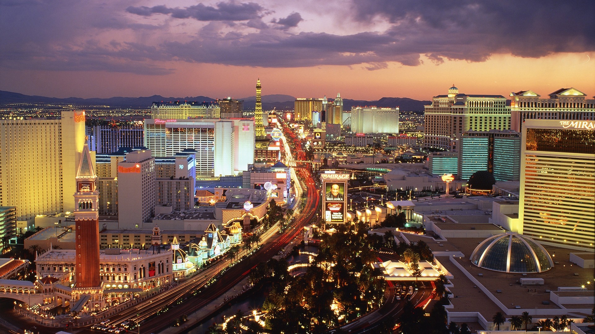 Las Vegas Picture - Vegas Strip Caesars Palace , HD Wallpaper & Backgrounds