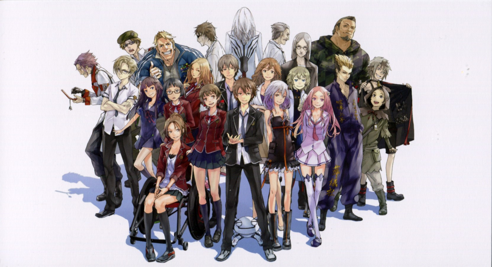 Athah Anime Guilty Crown Arugo Tsukishima Dan Eagleman - Guilty Crown All Characters , HD Wallpaper & Backgrounds