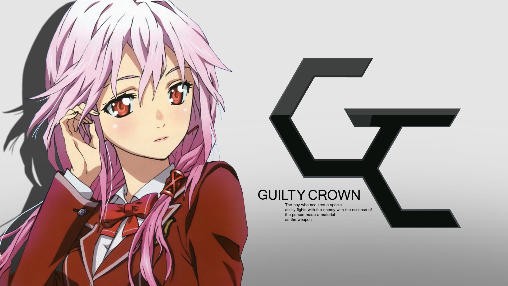 #pink Hair, #yuzuriha Inori, #anime, #anime Girls, - Guilty Crown Inori , HD Wallpaper & Backgrounds