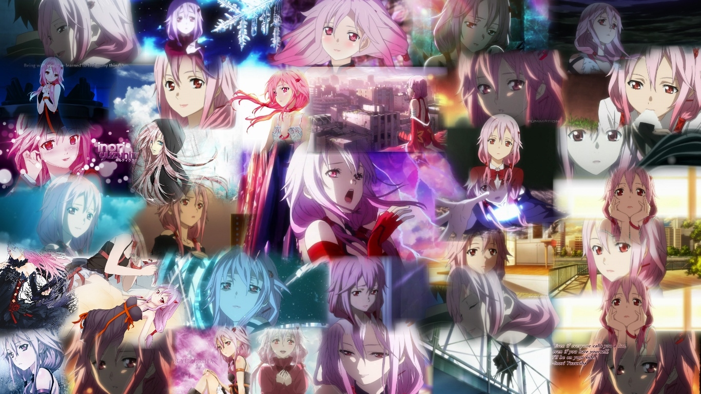 Bestsinceday1 Images Inori Yuzuriha Collage Hd Wallpaper - Anime , HD Wallpaper & Backgrounds
