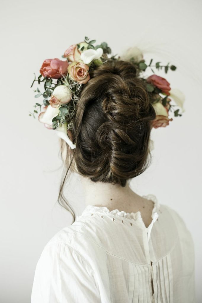 Drawn Wildflower Hair - Flowers Crown , HD Wallpaper & Backgrounds