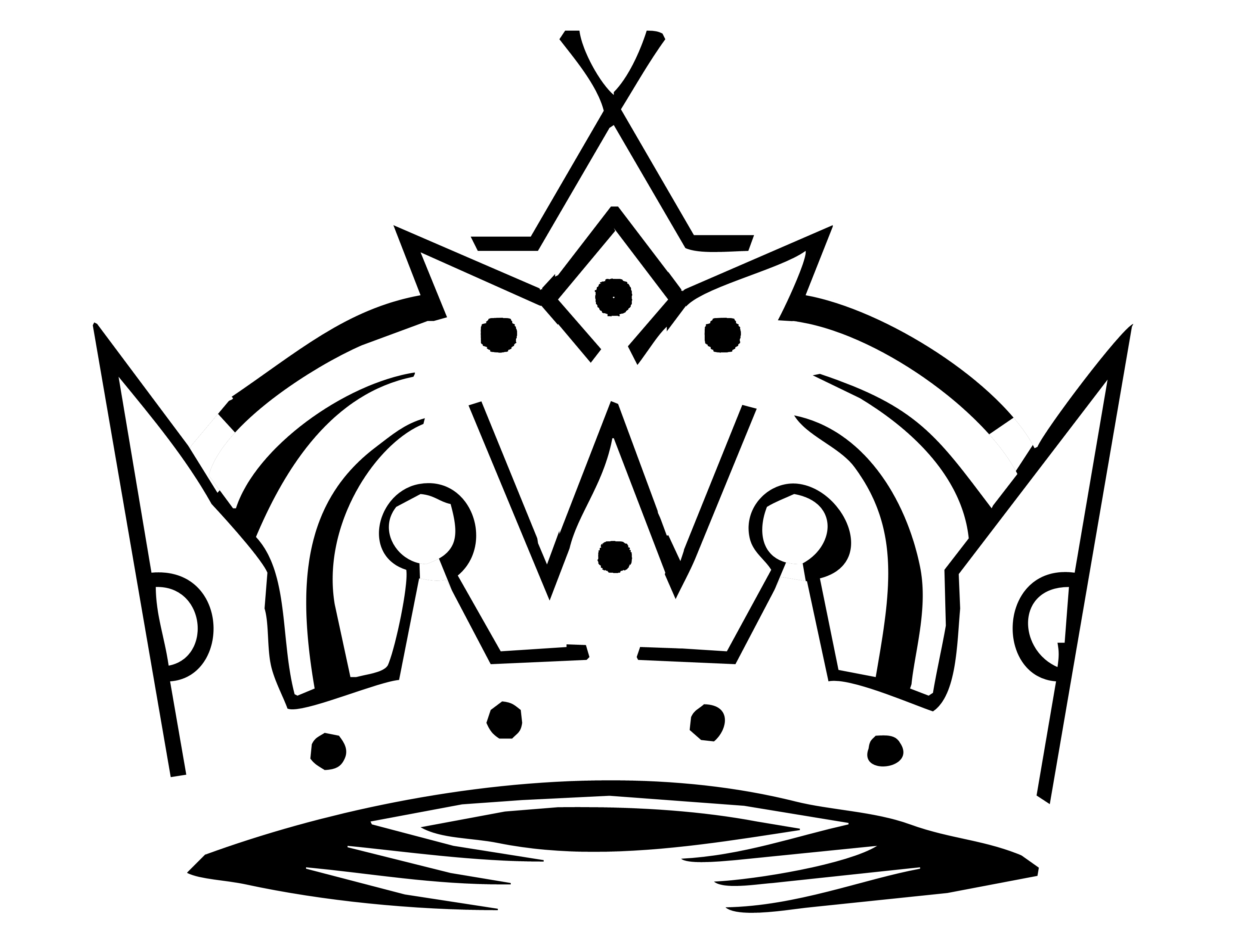 Drawn Graffiti Queen Crown La Kings Logo Gif 2046055 Hd