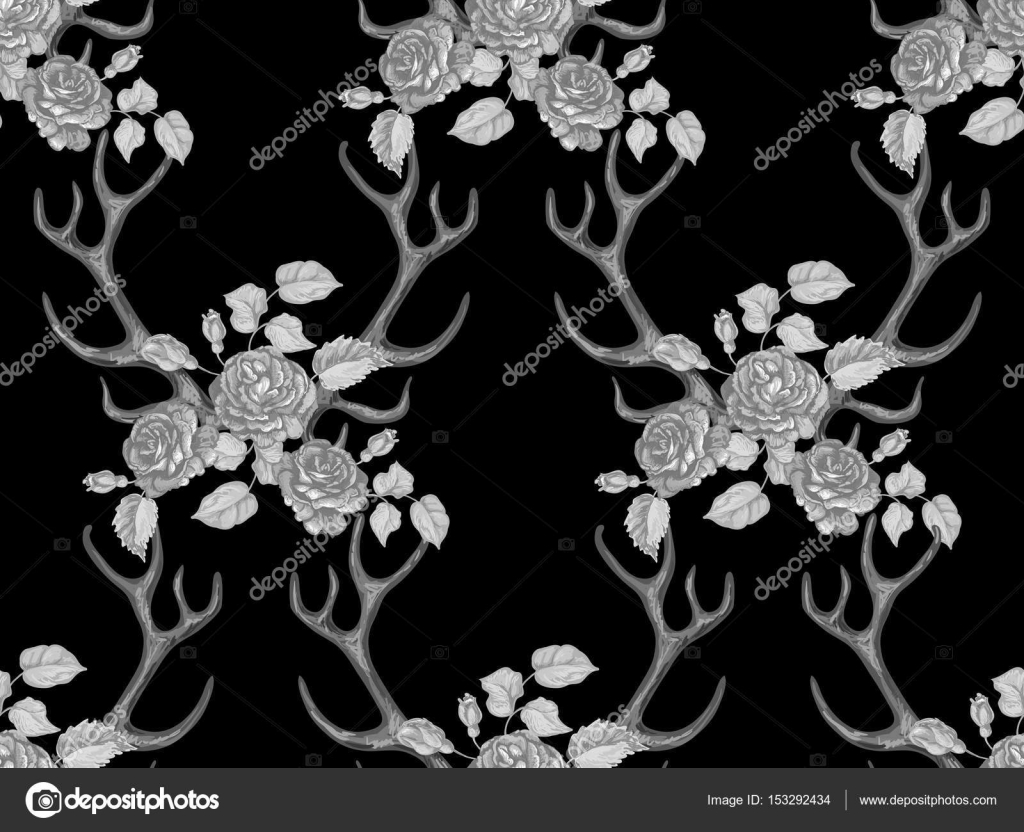 Seamless Summer Boho Tribal Fashion Pattern With Decorative - Floral Design , HD Wallpaper & Backgrounds