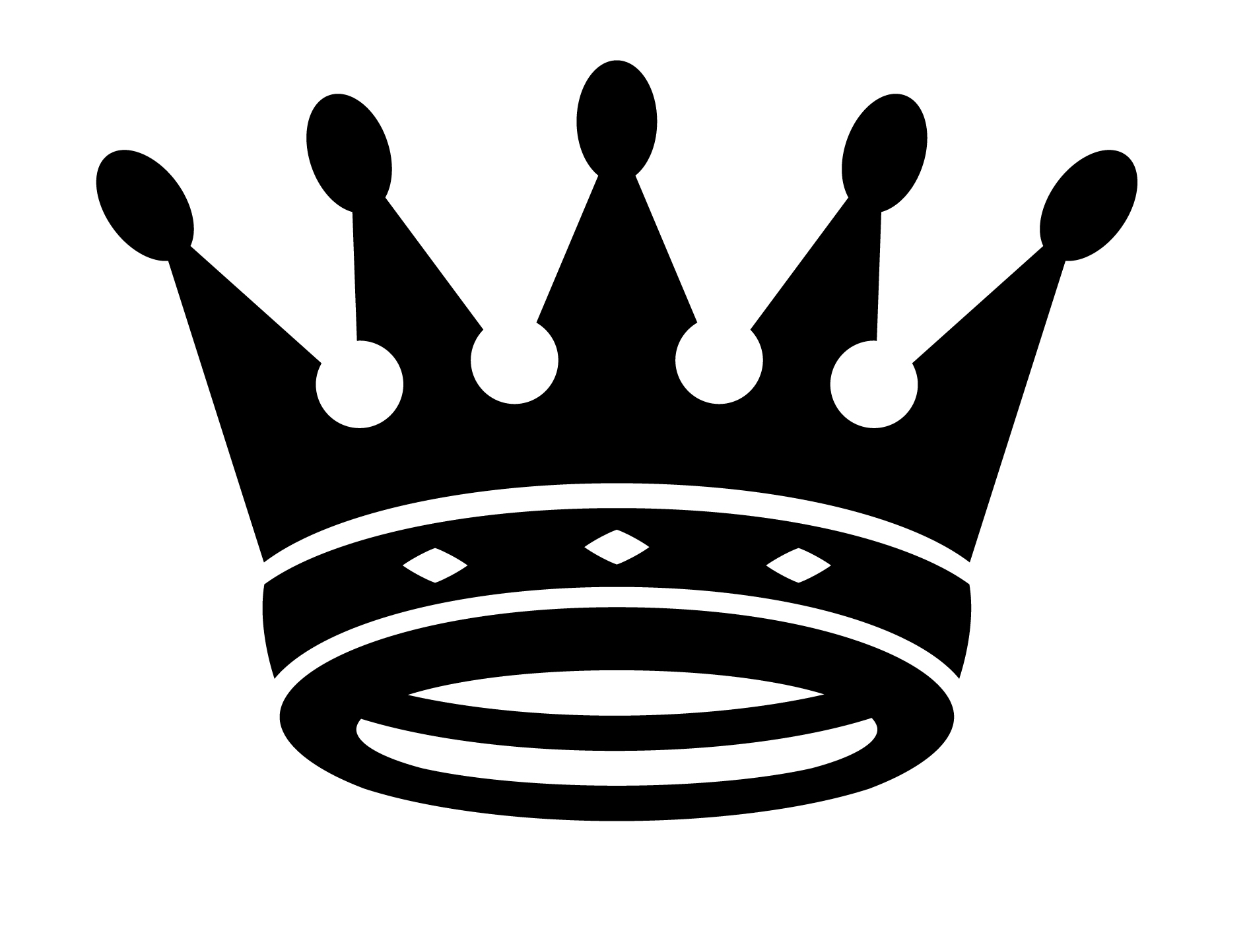 King Crown Clipart Black And White , HD Wallpaper & Backgrounds