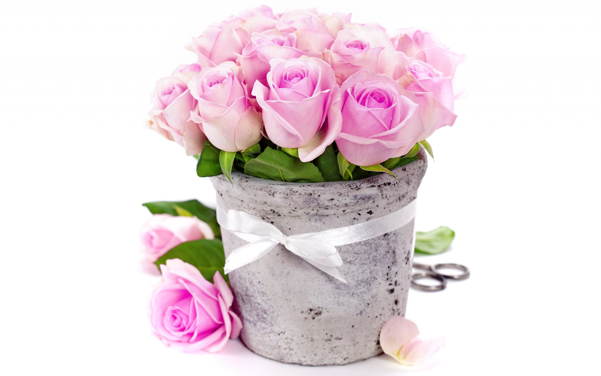 Bouquet Of Flowers Hd Wallpaper - Pink Roses Bouquet Hd , HD Wallpaper & Backgrounds