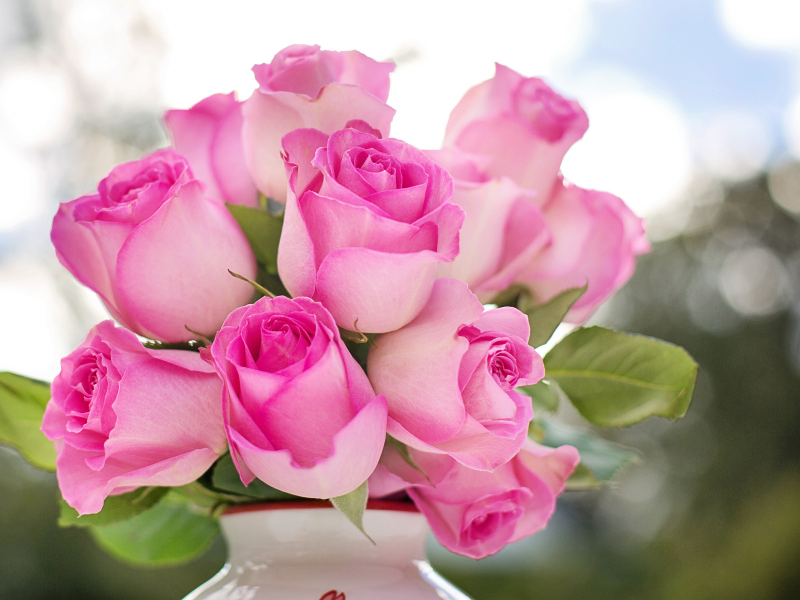 Flower Vase, Pink Roses, Fresh, Wallpaper - Inspiration Good Morning Msg , HD Wallpaper & Backgrounds