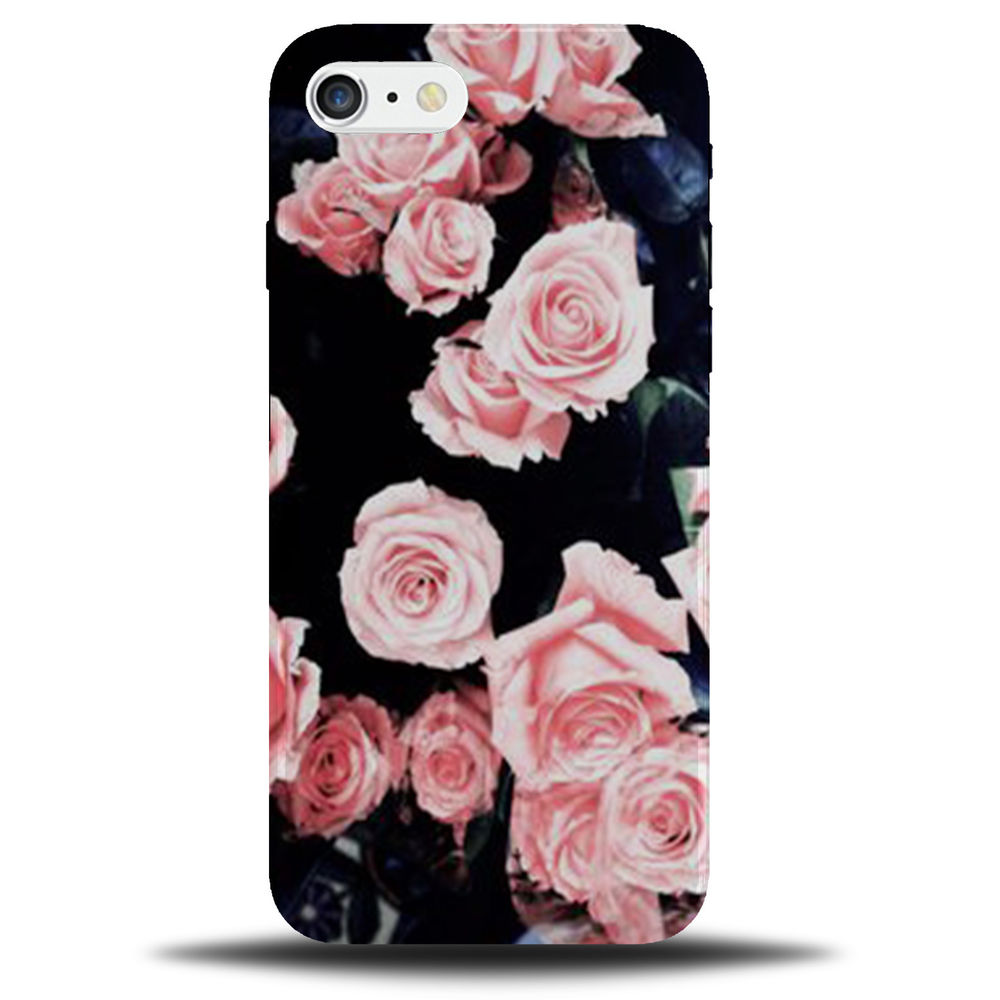 Details About Black With Rose Gold Roses Wallpaper Iphone Girly