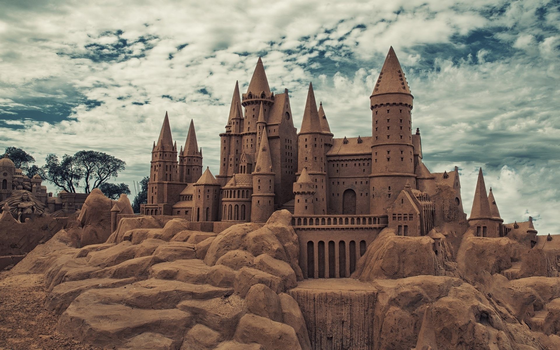 Download Sand Castle Desktop Hd Wallpaper Wallpaper - Sand Castle Hd , HD Wallpaper & Backgrounds