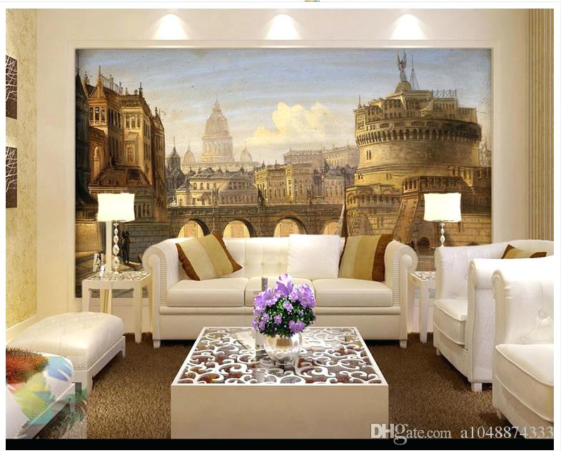 Castle Wallpaper Mural High End Custom Photo Wallpaper - 3d Tapete Rom , HD Wallpaper & Backgrounds