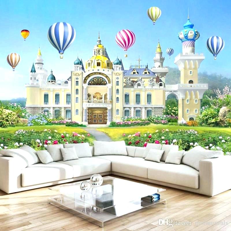 Castle Wallpaper Mural Custom Photo Wallpaper Mural - Wall Painting Nature Designs Pictures For Living Room , HD Wallpaper & Backgrounds