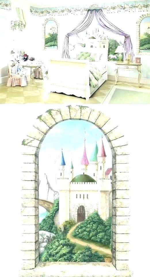 Princess Castle Wall Decal Castle Wall Decals Castle - Bedroom , HD Wallpaper & Backgrounds