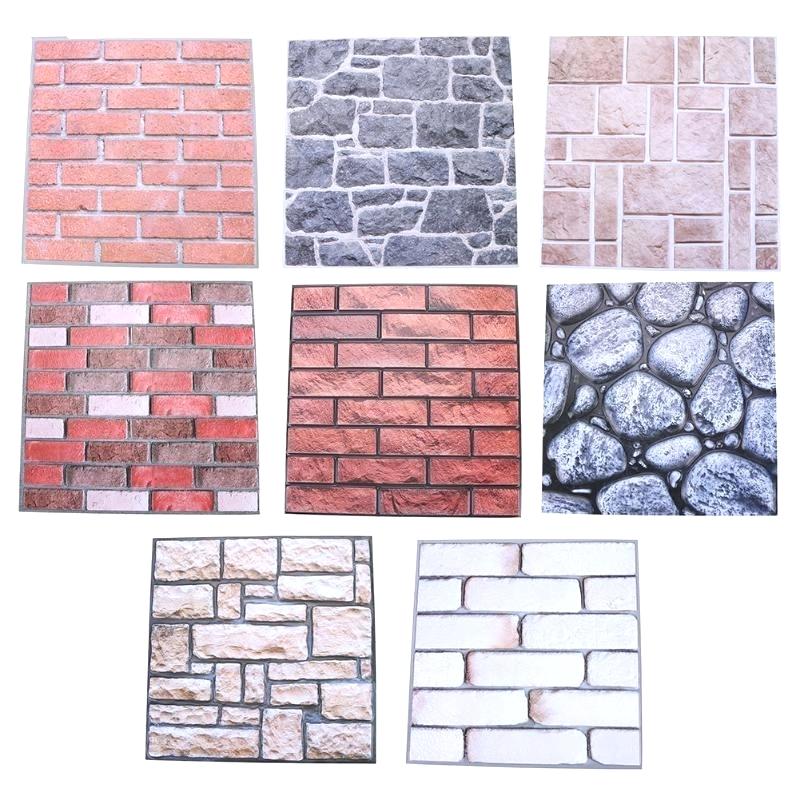 Stone Wall Decal Brick Pattern Wall Sticker Self Adhesive - 3d Кирпич Наклейка , HD Wallpaper & Backgrounds