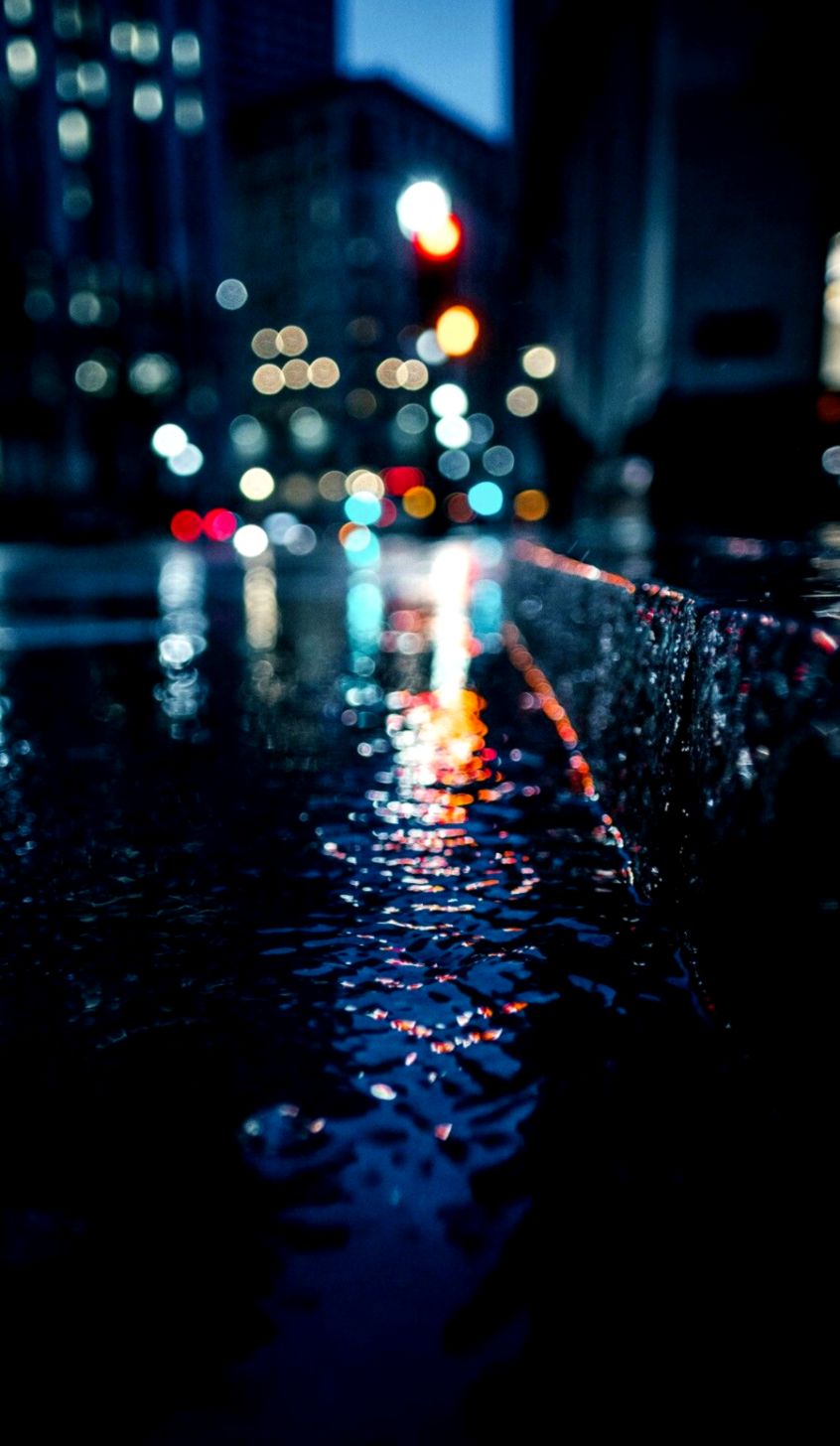 Wallpaper For Android And Iphone Rain City Light Wallpapers - Pixel 2 Xl Wallpaper Hd , HD Wallpaper & Backgrounds