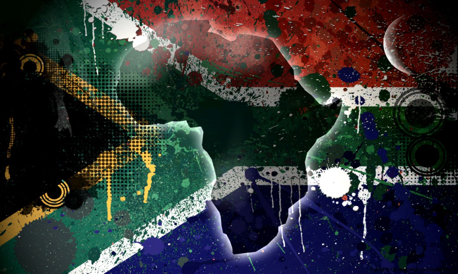 View Original Size - South African Flag , HD Wallpaper & Backgrounds