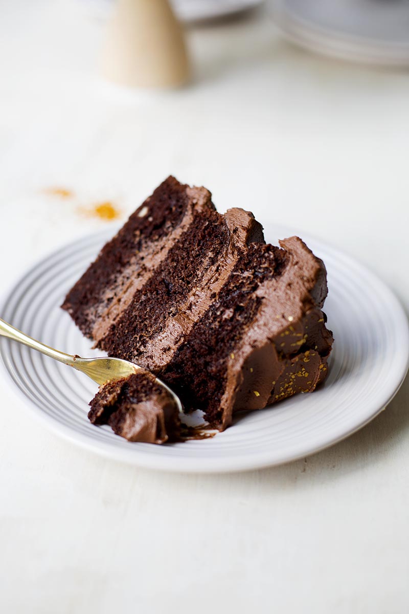 The Perfect Chocolate Fudge Layer Cake - Chocolate Cake , HD Wallpaper & Backgrounds