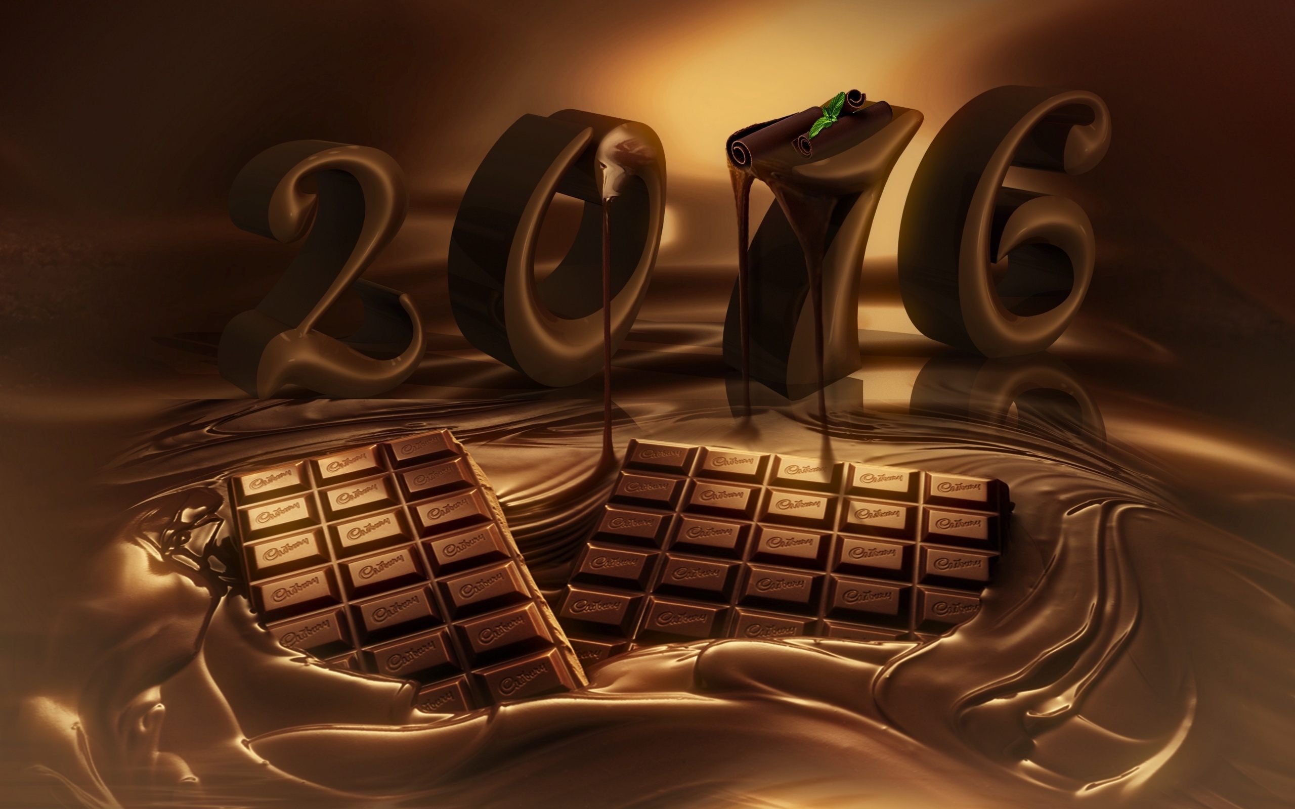 Best Chocolate Wallpapers For Mobile - Chocolate Happy New Year , HD Wallpaper & Backgrounds