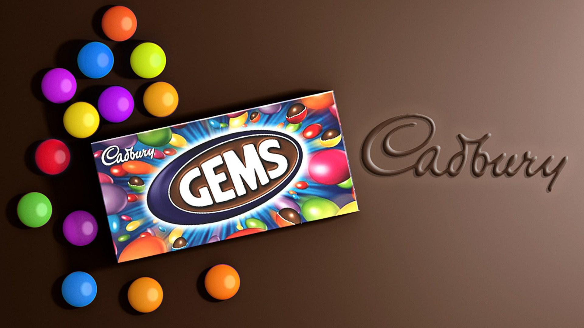 Gems Chocolate Hd - Cadbury Gems , HD Wallpaper & Backgrounds