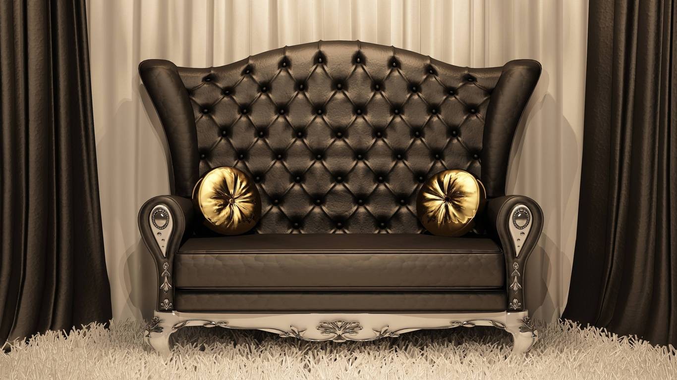 Come Sit Pillows Beautiful Chocolate Brown Chair Royal - High Back Sofa Designs , HD Wallpaper & Backgrounds