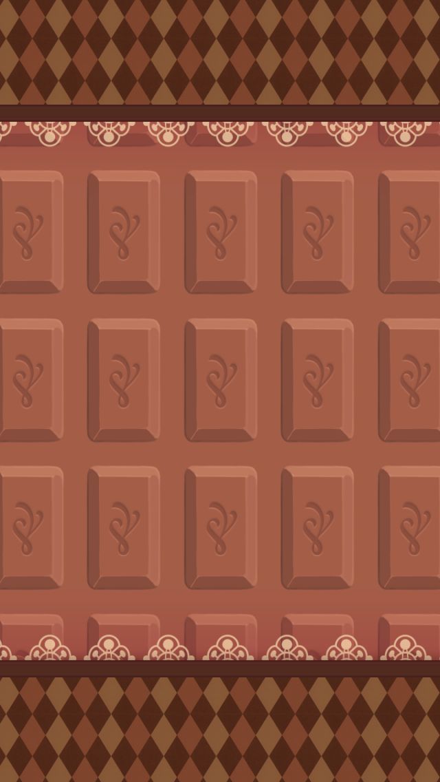 Chocolate Bar Cocoppa Wallpaper - Kawaii Chocolate Wallpaper Iphone , HD Wallpaper & Backgrounds