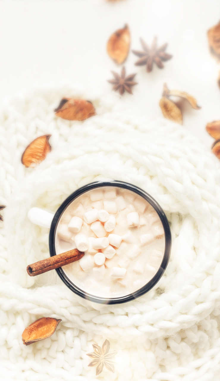 Hot Chocolate Wallpaper ☕ 💕 - Almond Milk , HD Wallpaper & Backgrounds