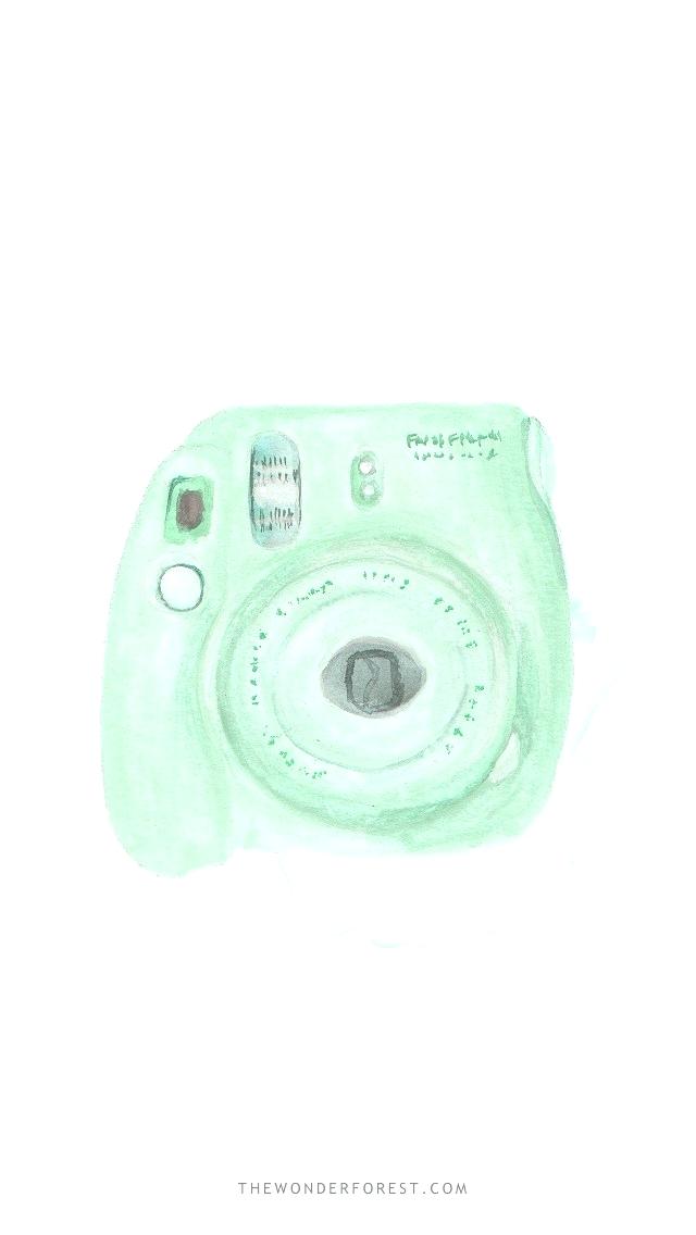 Cute Mint Green Wallpapers Seafoam Wallpaper Print - Digital Camera , HD Wallpaper & Backgrounds
