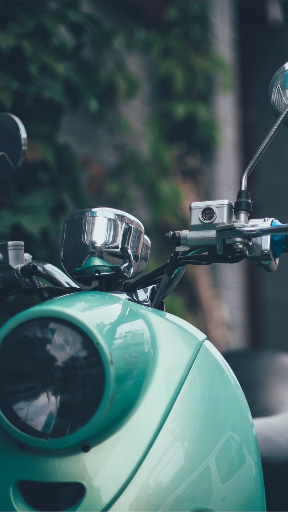 Wallpaper Scooter, Moped, Vespa, Retro, Mint - Motorcycle , HD Wallpaper & Backgrounds