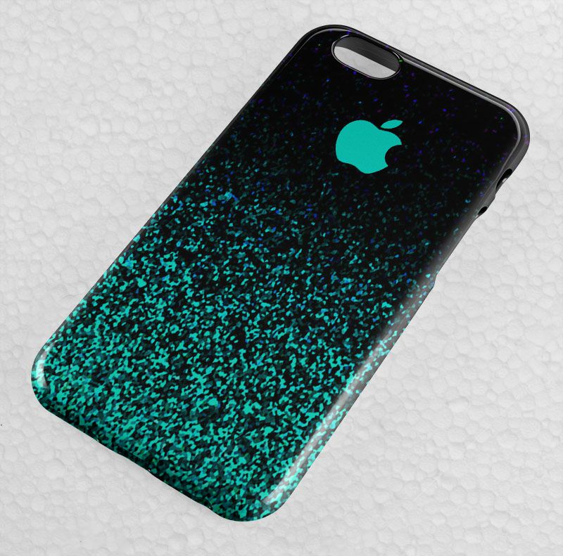 Ombre Mint Sparkle Iphone Case, Iphone S C Se, Iphone - Galaxy Iphone 7 Plus Cases , HD Wallpaper & Backgrounds