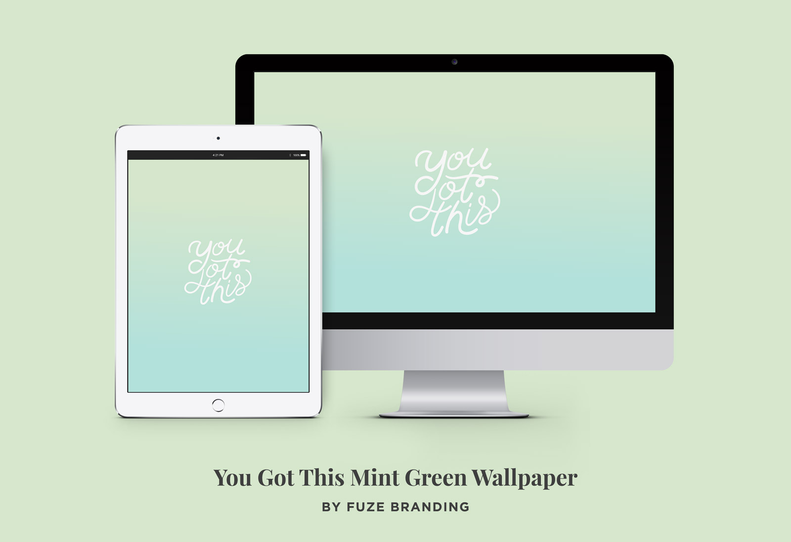 Such A Fun Green Gradient You Got This Free Mint Green - Led-backlit Lcd Display , HD Wallpaper & Backgrounds
